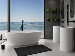 Mexen Torino szabadon álló kád konglomerátumból 175 x 78 cm, fehér matt - 57271757800