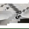 Mexen Torino cadă de sine stătătoare din conglomerat 175 x 78 cm, alb mat - 57271757800