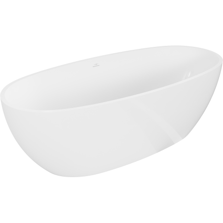 Mexen Torino szabadon álló kád konglomerátumból 175 x 78 cm, fényes fehér - 57271757810