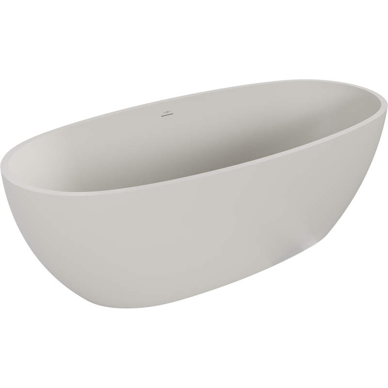 Mexen Torino szabadon álló konglomerátum kád 175 x 78 cm, beton matt - 57271757861