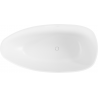 Mexen Imola cadă de sine stătătoare din conglomerat 170 x 88 cm, alb mat - 57281708500