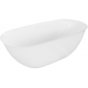 Mexen Siena cadă freestanding din conglomerat 170 x 80 cm, alb lucios - 57291708010