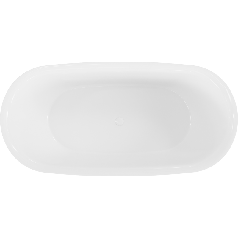 Mexen Siena szabadon álló kád konglomerátumból, 170 x 80 cm, fényes fehér - 57291708010