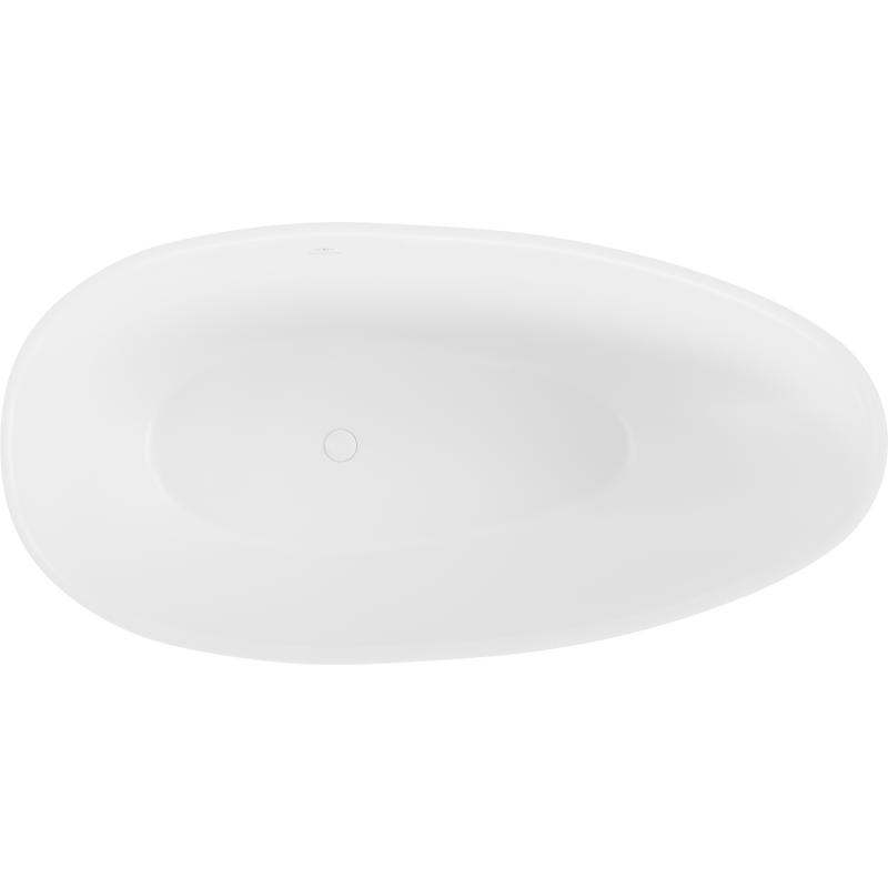 Mexen Milano cadă de sine stătătoare din conglomerat 150 x 82 cm, alb mat - 57301508500