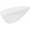 Mexen Milano cadă freestanding din conglomerat 150 x 82 cm, alb lucios - 57301508510