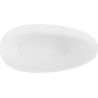 Mexen Milano cadă freestanding din conglomerat 150 x 82 cm, alb lucios - 57301508510