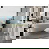 Mexen Milano cadă din conglomerat, de sine stătătoare, 170 x 86 cm, alb lucios - 57301708510