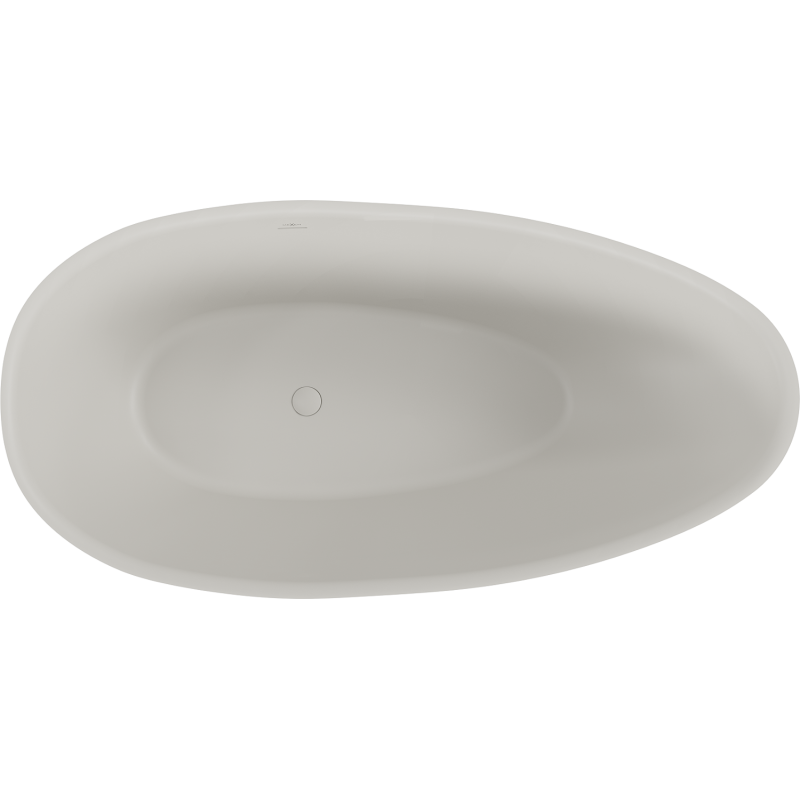 Mexen Milano cadă freestanding din conglomerat 170 x 86 cm, beton mat - 57301708561