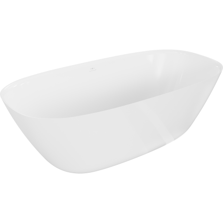 Mexen Como cadă de sine stătătoare din conglomerat 150 x 82 cm, alb lucios - 57311508210