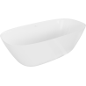 Mexen Como cadă de sine stătătoare din conglomerat 150 x 82 cm, alb lucios - 57311508210