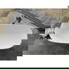 Mexen Como cadă de sine stătătoare din conglomerat 150 x 82 cm, alb lucios - 57311508210