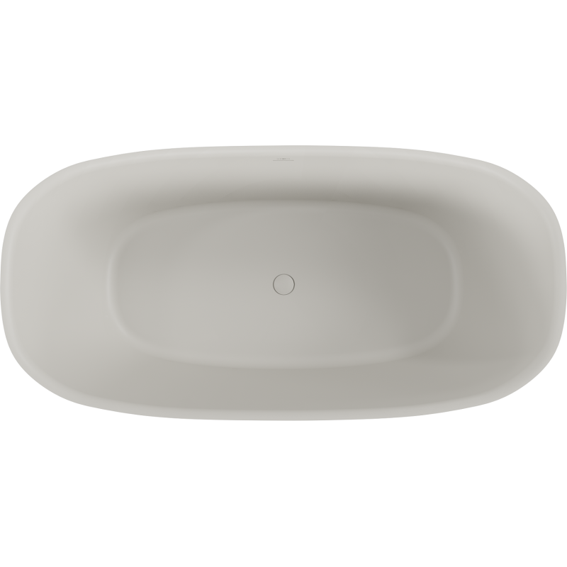 Mexen Como szabadon álló konglomerátum kád 150 x 82 cm, matt beton - 57311508261