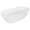 Mexen Como szabadon álló konglomerátumból készült kád 170 x 82 cm, fehér matt - 57311708200