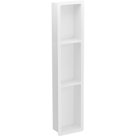 Mexen X-Wall-K falra szerelhető polc konglomerátumból 93,2 x 20,7 cm, fehér - 1900932010