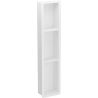 Mexen X-Wall-K poliță de colț din conglomerat 93,2 x 20,7 cm, alb - 1900932010