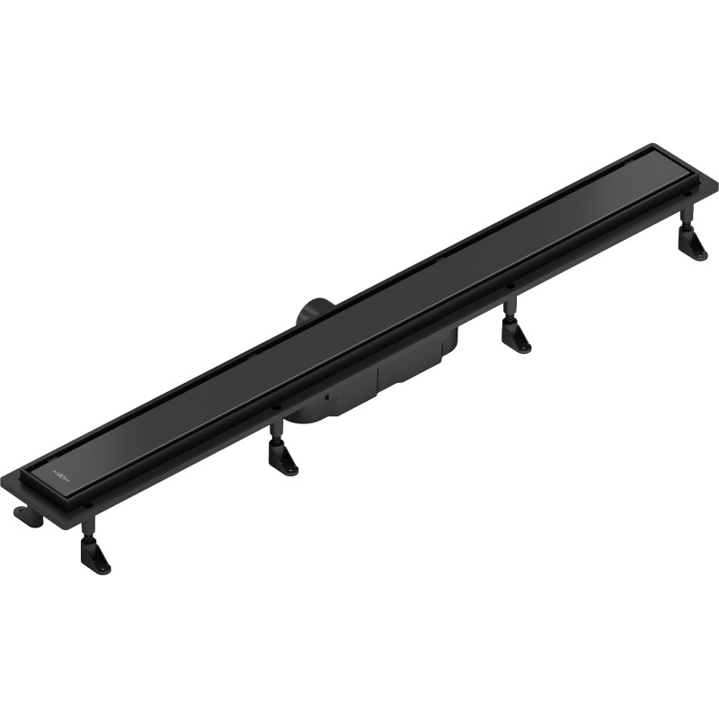Mexen Flat Abs Flat ABS scurgere liniară 2în1 60 cm, negru - 1769060