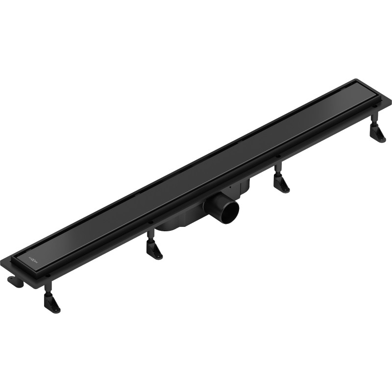 Mexen Flat Abs Scurgere liniară Flat ABS 2 în 1, 80 cm, negru - 1769080
