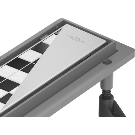 Mexen Flat ABS vonalmenti elfolyó 2 az 1-ben 60 cm, inox - 1069060
