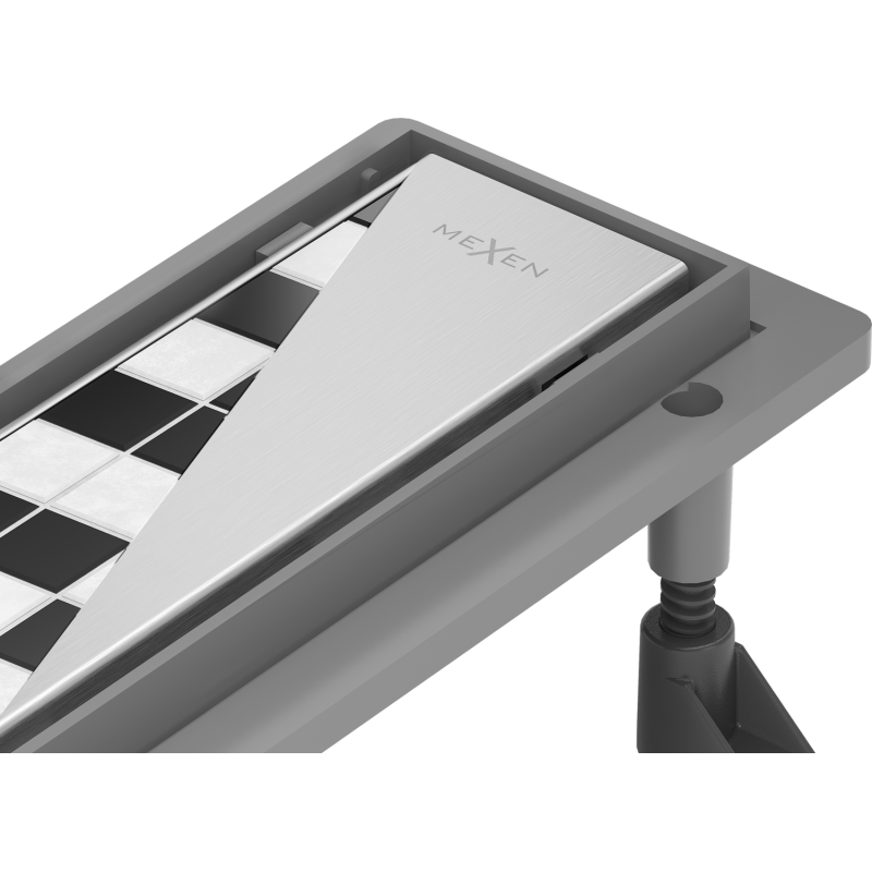 Mexen Flat ABS vonal lefolyó 2 az 1-ben 90 cm, inox - 1069090