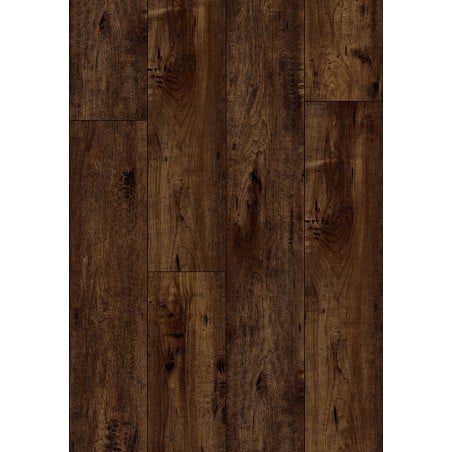 Mexen Boston vinyl padló 1240 x 182 mm SPC 6,5 mm, IXPE 1,5 mm alátét, 4 V-Fuga, Cseresznye - F1060-1240-182-505-4V1-01