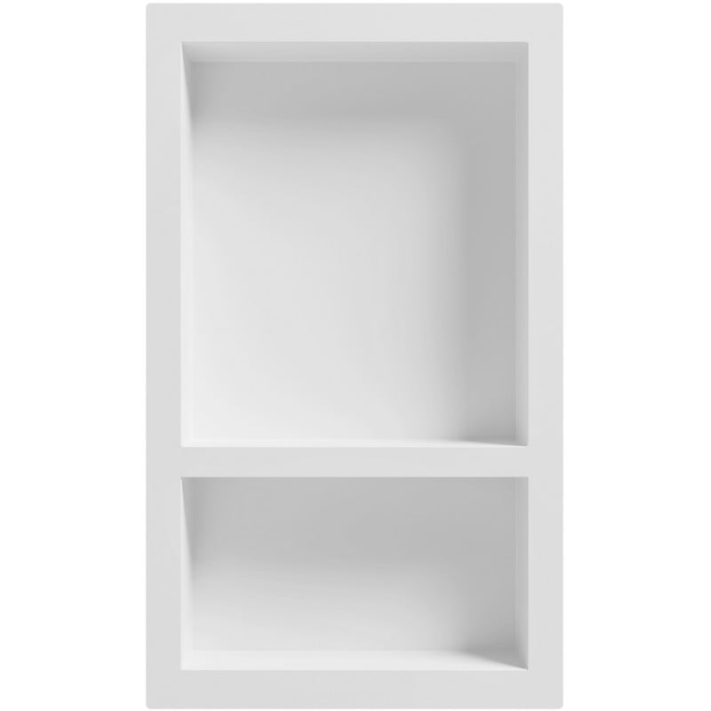 Mexen X-Wall-S raft de nișă SMC cu guler 68,6 x 40,7 cm, alb - 1901694109