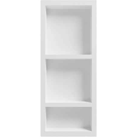 Mexen X-Wall-S raft de nișă SMC cu flanșă 99,1 x 40,7 cm, alb - 1901994109