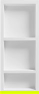 Mexen X-Wall-S raft de nișă SMC cu garnitură 99,1 x 40,7 cm, alb - 1901994109