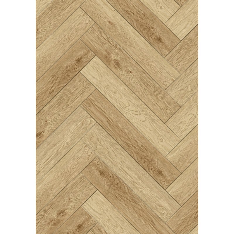 Mexen Anniston panouri de vinil chevron 635 x 127 mm SPC 6,5 mm, bază IPEX 1,5 mm, 4 V-Fuga, Stejar - F1171-0635-127-505-4V1-01