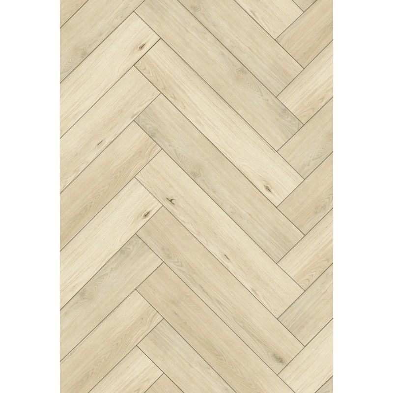 Mexen Calera panouri din vinil chevron 635 x 127 mm SPC 6,5 mm, strat IXPE 1,5 mm, 4 V-Fugă, Stejar - F1168-0635-127-505-4V1-01