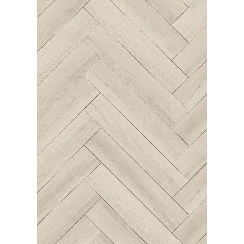Mexen Pembroke Pines panouri din vinil model chevron 635 x 127 mm SPC 6,5 mm, substrat 1,5 mm, 4 V-Fuga, Stejar
