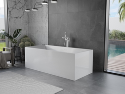 Mexen Vigo cadă freestanding 178,5 x 80 cm, alb, evacuare albă - 51251788000-20
