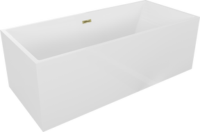 Mexen Vigo cadaf totalmente liber 178,5 x 80 cm, alb, cu evacuare aurie - 51251788000-50