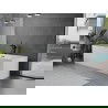 Mexen Vigo cadă independentă 178,5 x 80 cm, albă, cu preaplin negru - 51251788000-70