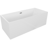 Mexen Vigo cadă freestanding 178,5 x 80 cm, alb, scurgere gun gray periat - 51251788000-66