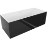 Mexen Vigo szabadon álló fürdőkád 178,5 x 80 cm, fehér/fekete, fehér túlfolyó - 51251788075-20