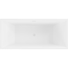 Mexen Vigo cadă freestanding 178,5 x 80 cm, alb/negru, drenaj alb - 51251788075-20