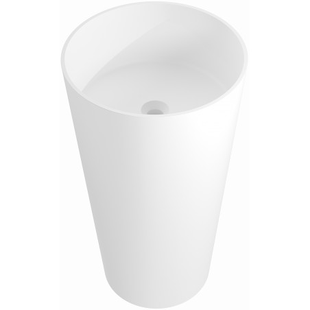 Mexen Onyx-01 lavoar independent din conglomerat 45 x 45 cm, alb mat - 26524500