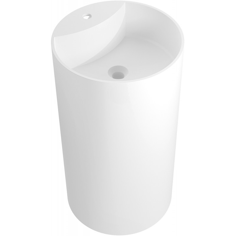 Mexen Ajax-02 lavoar freestanding din piatră compozită 45 x 45 cm, alb mat - 26514500