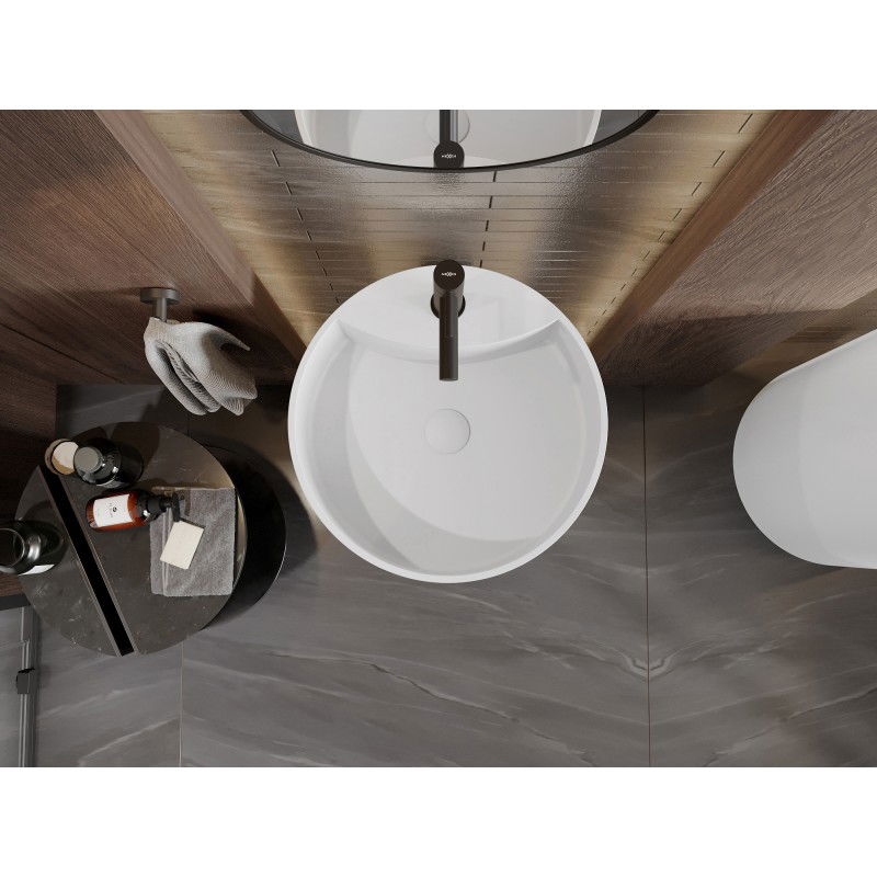 Mexen Ajax-02 lavoar independent din conglomerat 45 x 45 cm, alb mat - 26514500