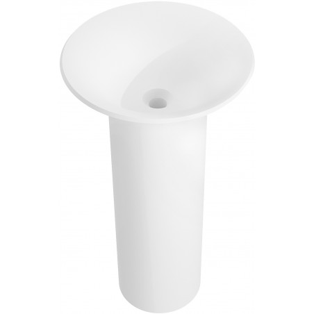 Mexen Leta lavoar de sine stătător din conglomerat 45 x 45 cm, alb mat - 26574500