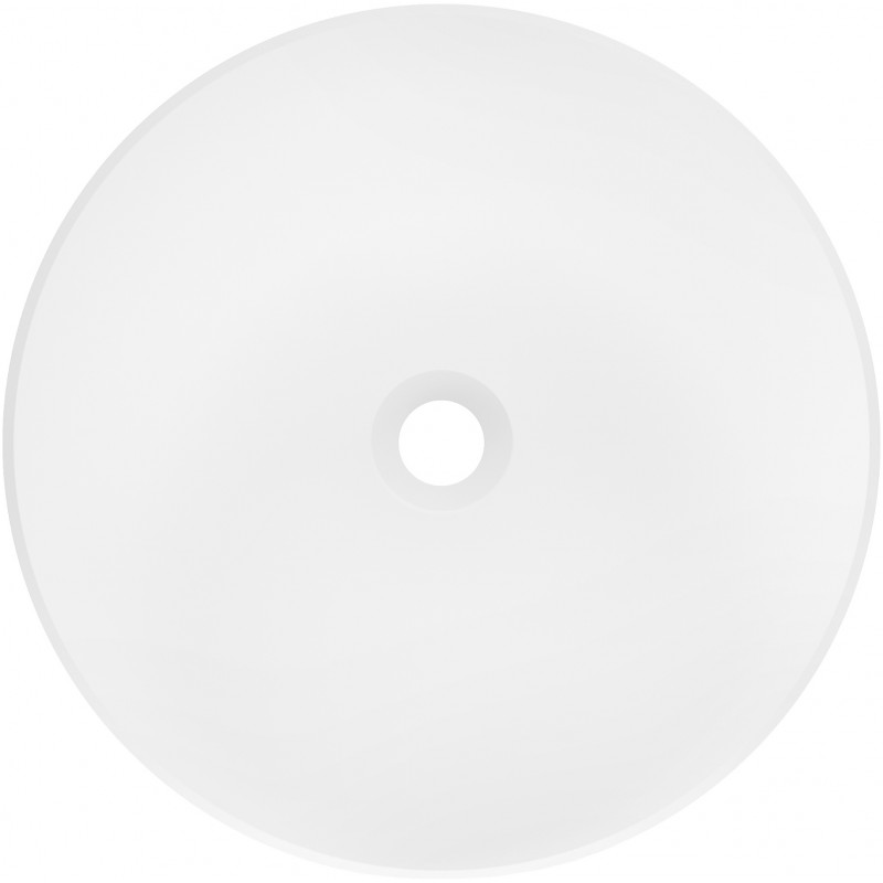 Mexen Leta szabadon álló mosdó konglomerátumból 45 x 45 cm, fehér matt - 26574500