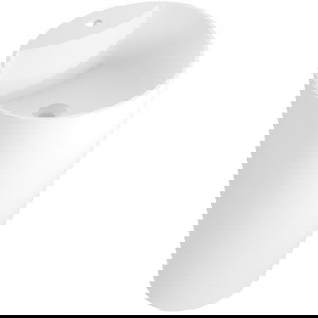 Mexen Onyx-02 szabadon álló mosdókagyló konglomerátumból 45 x 45 cm, matt fehér - 26544500