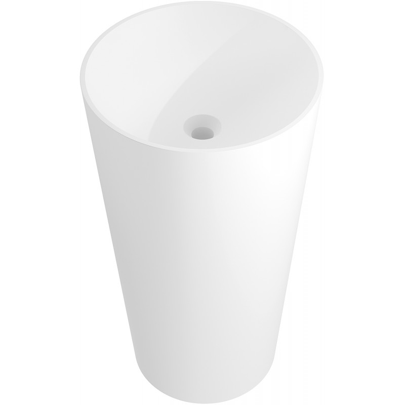 Mexen Onyx-03 chiuvetă independentă din conglomerat 45 x 45 cm, alb mat - 26534500