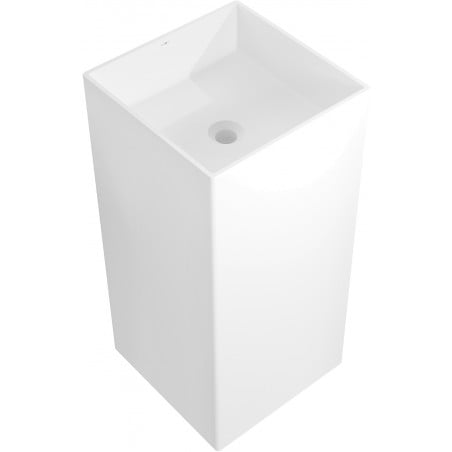 Mexen Xola-1 lavoar freestanding din conglomerat 40 x 40 cm, alb mat - 26594000