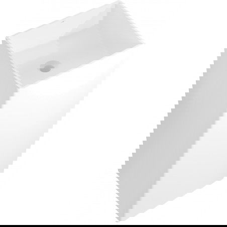 Mexen Xola-1 szabadon álló mosdó konglomerátumból 40 x 40 cm, fehér matt - 26594000