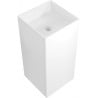 Mexen Xola-1 chiuvetă de sine stătătoare din conglomerat 40 x 40 cm, alb mat - 26594000