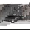 Mexen Velar cabină de duș glisantă 150 x 70 cm, transparent, gun metal - 871-150-070-01-95