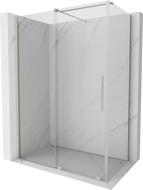 Mexen Velar cabină de duș glisantă 160 x 85 cm, transparent, nichel periat - 871-160-085-01-97