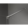 Mexen Velar 140 x 70 cm-es tolóajtós zuhanykabin, átlátszó, polírozott nikkel - 871-140-070-01-97