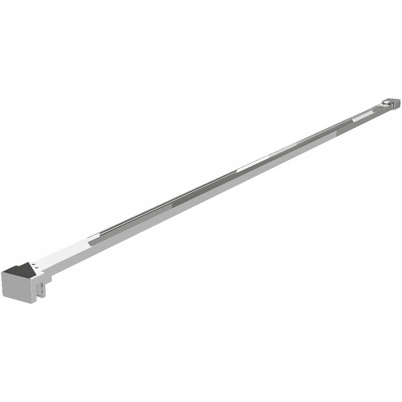 Mexen Uni-P1 egyenes merevítő zuhanyfalhoz, 6–8 mm-es üveghez, króm - 800-01-01